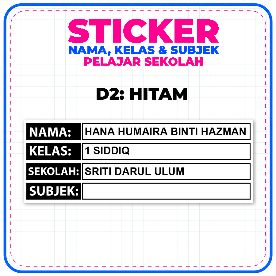 D2 : HITAM