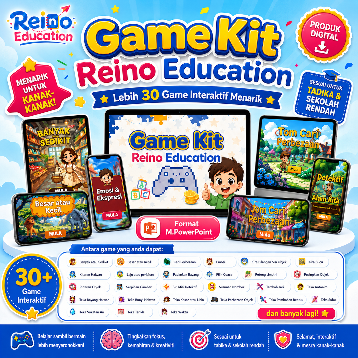 Game Kit Reino Education (Digital Product)
