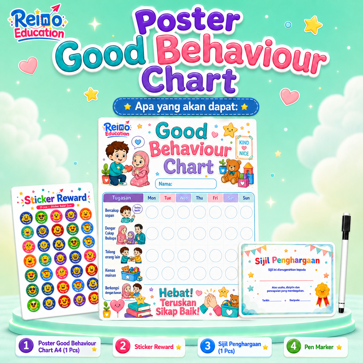 Poster Good Behaviour Chart